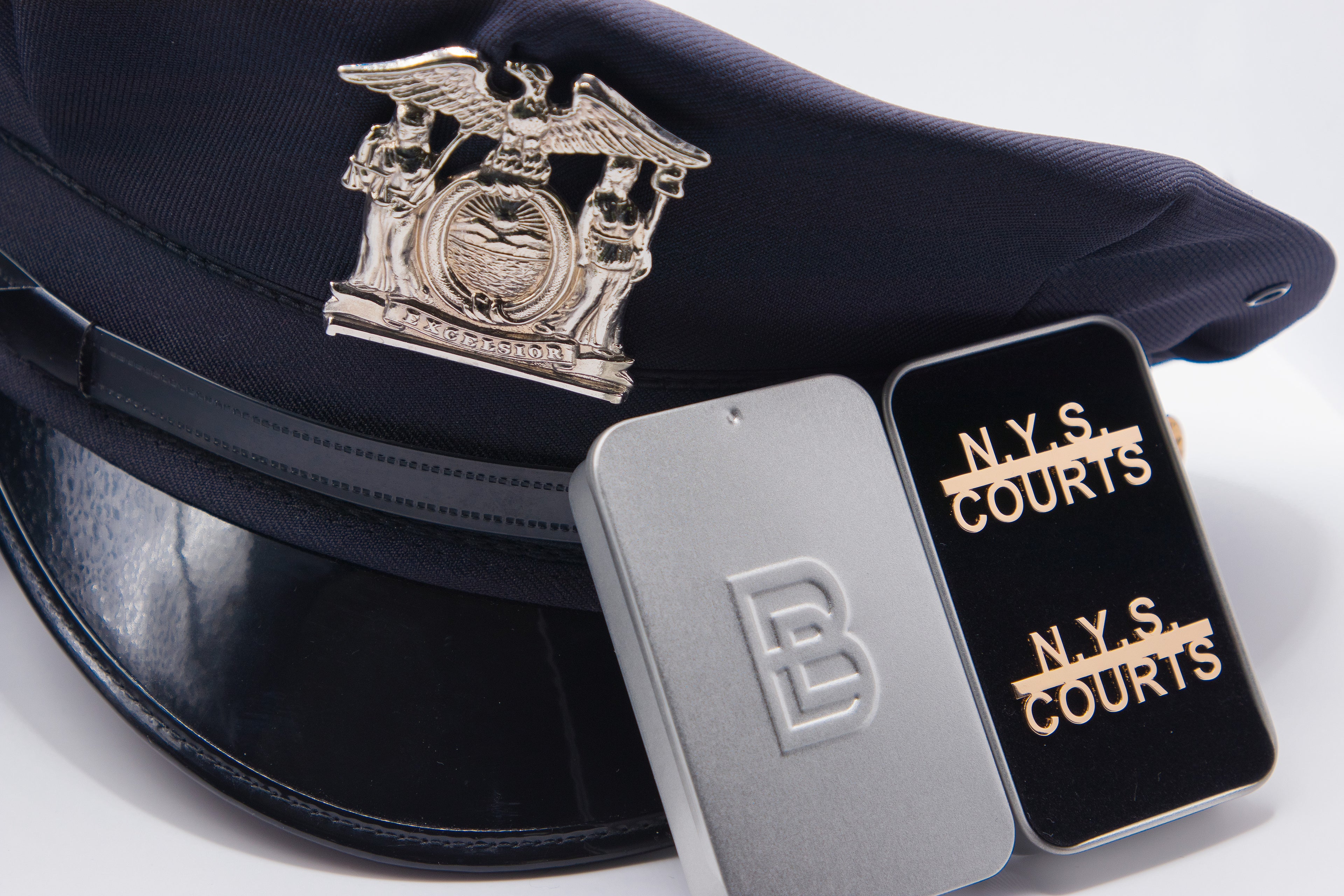 N.Y.S. Courts Collar Brass